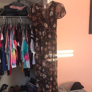 Dress with shorts underneath.